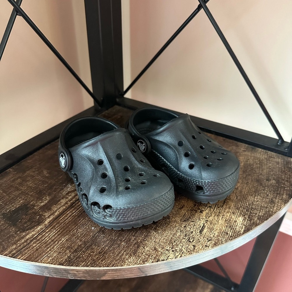Black Toddler CROCS
